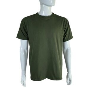 Port & Company Men’s Army Green Cotton Crew Neck Tee